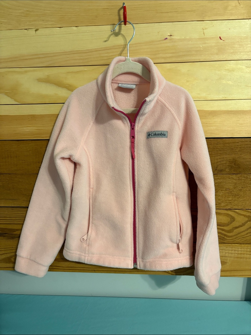 Columbia Pink Zip-Up Fleece Jacket for Kids